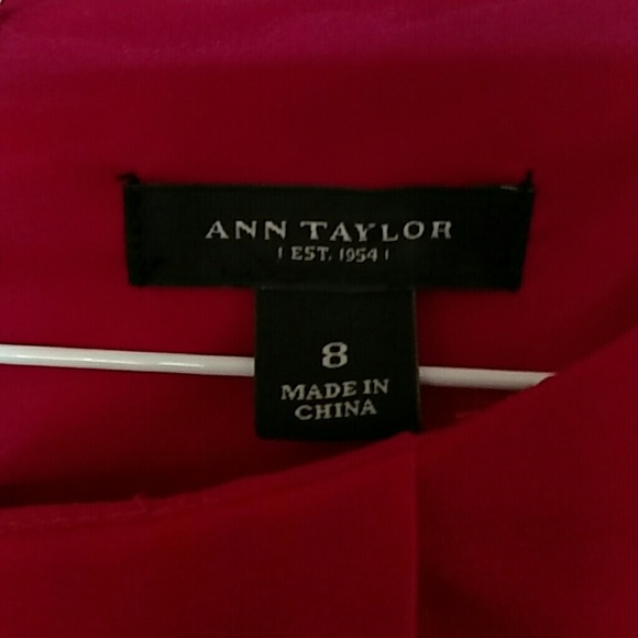 Ann Taylor fuscia dress - Picture 2 of 5